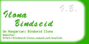 ilona bindseid business card